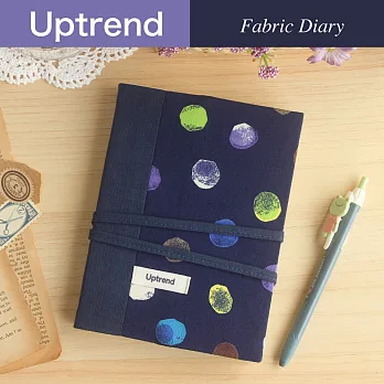 Uptrend Fabric Diary 布手帳│飛吧!夢(星星藍)