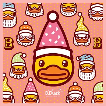 日本Pikka Pikka世界最細纖維毛孔潔淨布 /黃色小鴨B.Duck _翹鬍子聖誕帽