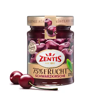 《Zentis 詹堤士》75%黑櫻桃果醬