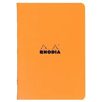 【Rhodia】Classic_A4側翻筆記本(方眼/白內頁)(橘)