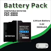 [ZIYA] SONY PSP2000 專用電池 (可充電式)