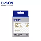 EPSON愛普生 LK-4TKN C53S654409標籤帶(透明12mm )透明金