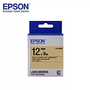 EPSON 愛普生LK-4KBM C53S654422標籤帶(金銀12mm )金黑