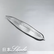 【AnnZen】《日本 Shinko》日本製 設計師筷架系列-作用 竹葉片筷架 ( 銀色葉片 )