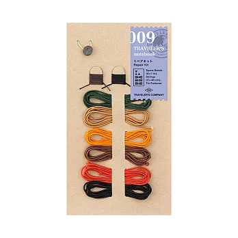 MIDORI Traveler’s Notebook Refill 009 補充包-備用橡繩(6色入)