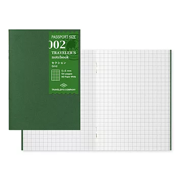 TRC Traveler’s Notebook PA SIZE補充系列-002方格MD紙