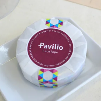 日本PavilioLaceTape風格膠帶_Standard系列_六角協奏曲(HEXAGON GREEN)