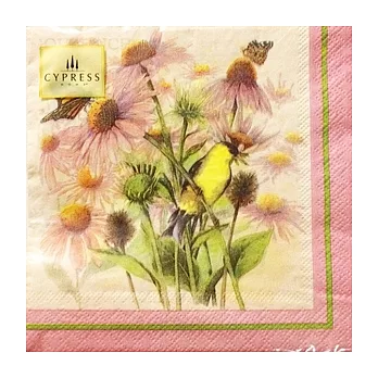 Cypress餐巾紙(L)-Daisies & Butterfly雛菊與蝴蝶
