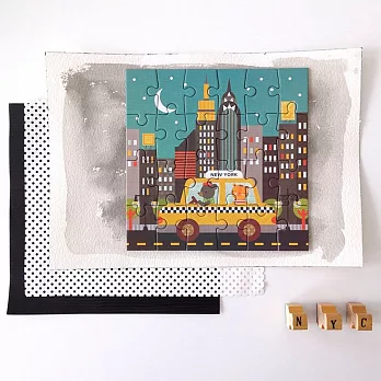 美國Petit Collage - 小拼圖 - 計程車