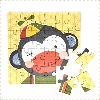 美國Petit Collage - 小拼圖 - 猴子