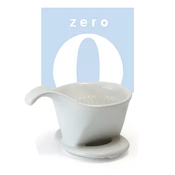 【日本】ZERO JAPAN 素雅陶製雙孔101濾杯 簡約白