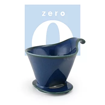 【日本】ZERO JAPAN 素雅陶製雙孔102濾杯 牛仔藍
