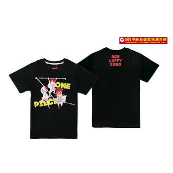 航海王-潮流T-shirt(小時候)S黑色