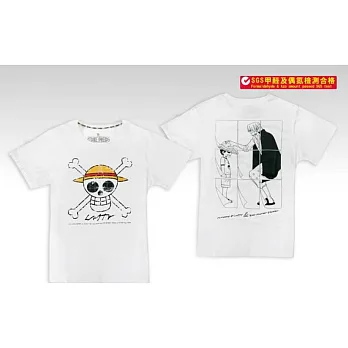 航海王-潮流T-shirt(傑克的草帽)S黑色