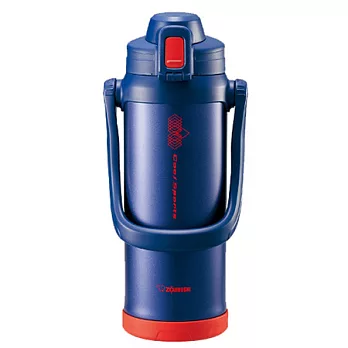 象印2公升 SLiT運動型不鏽鋼真空保冷瓶 SD-BB20-藍色(AD)