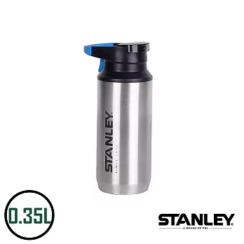 【美國Stanley】不鏽鋼保溫瓶／登山系列 Switchback單手真空保溫杯 0.35L  不鏽鋼原色