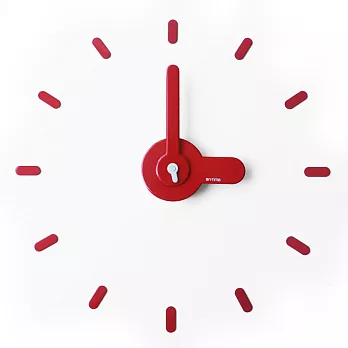 【On-Time Wall Clock】牆上貼・時鐘-Lady in Red