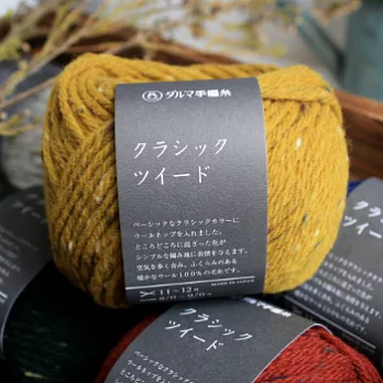 日本DARUMA THREAD編織職人毛線球/布達佩斯之旅_羊毛系列(芥末底)