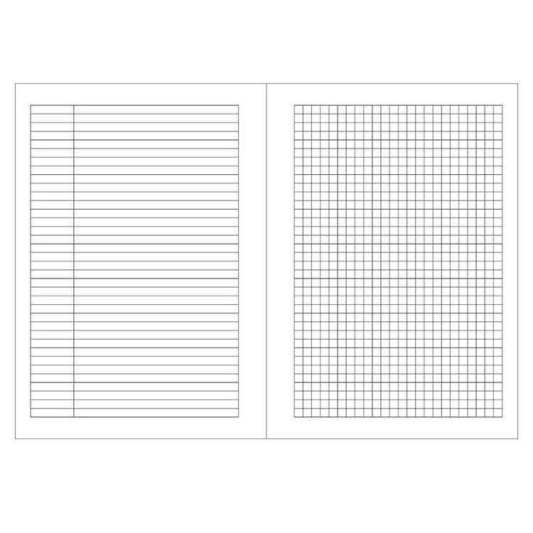 博客來 A5 25k 方格筆記內頁 介紙1 0 鋼筆適用紙 6孔