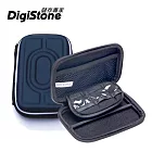 DigiStone 3C多功能防震硬殼收納包(適2.5吋硬碟/行動電源/相機/記憶卡/3C產品)-藍色X1P