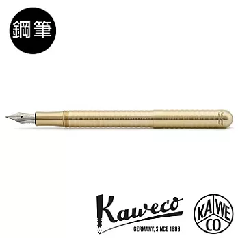 德國KAWECO Liliput 黃銅波浪鋼筆-F 黃銅波浪F