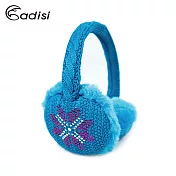ADISI 針織雪花亮片保暖耳罩AS16133 (F) (護耳、內裡柔軟、旅遊、出國、盒裝)F/亮藍