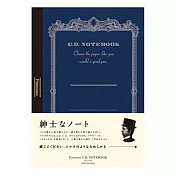【APICA】Premium C.D Notebook 紳士筆記本A5 · 橫線/藍