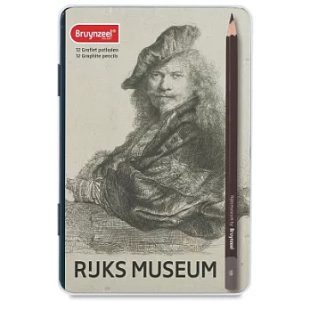 阿姆斯特丹國家博物館& Bruynzeel 聯名-素描鉛筆12色林布蘭自畫像