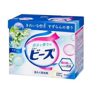 日本kao淨白花香洗衣粉850g
