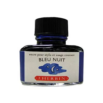 【Herbin｜珍珠彩墨】午夜藍_30ml_ Bleu Nuit