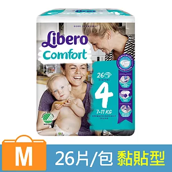麗貝樂 嬰兒紙尿褲4號-M (26片/包)