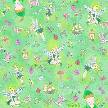 日本Pikka Pikka世界最細纖維毛孔潔淨布/童話故事款_小仙子Tinkerbell