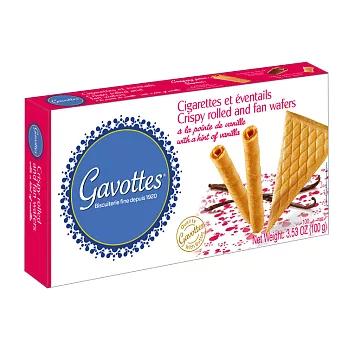 法國【Gavottes】歌法蒂法式圓舞曲薄餅-100g