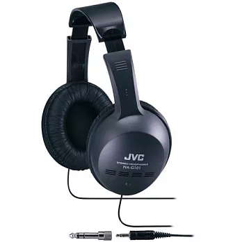 JVC立體聲全罩式耳機HA-G101黑色