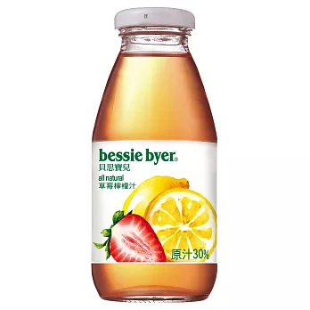 《bessie byer》貝思寶兒草莓檸檬汁300ml (4入)