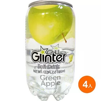 Glinter 加味氣泡水-蘋果(350ml)*4入