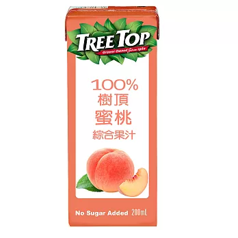 《Tree Top》樹頂100%蜜桃綜合果汁200ml (6入)