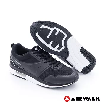 AIRWALK(男) - 抛物線 減壓彈力氣墊緩衝運動鞋US8.5黑