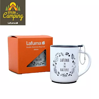 【LAFUMA EQUIP】304不鏽鋼雙層杯/露營/野餐/登山白色