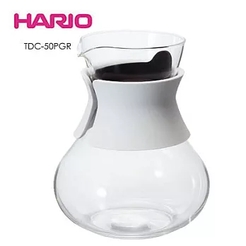 HARIO 白色濾泡茶壺 TDC-50PGR  500ml