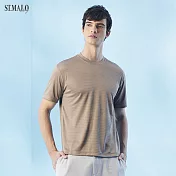 【ST.MALO】MIT 歐規經典時尚防蚊吸排男上衣-1721MT-M灰褐色
