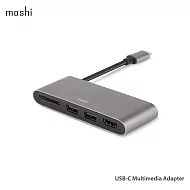 Moshi USB-C 多媒體轉接器鈦灰