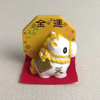 日本發掘名人 開運鏡-祈願天馬開運擺飾(共4款)金運-黃色