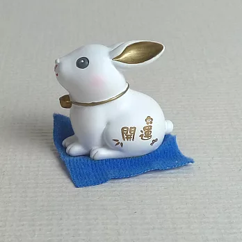 日本發掘名人 夢想成真-開運兔擺飾-小(共4款)成功-金色耳朵