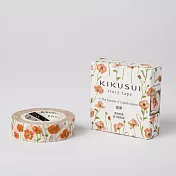 菊水KIKUSUI story tape和紙膠帶 邱比特的花園系列-罌粟
