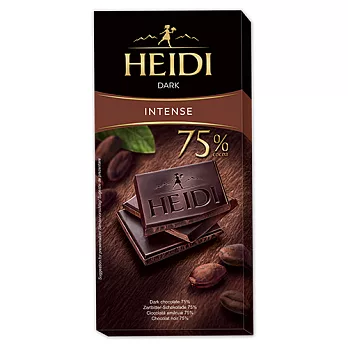 《赫蒂Heidi》75%黑巧克力 80g