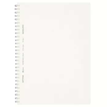 KOKUYO Soft線圈點線筆記本<Clear>系列80枚B5 -方眼點線