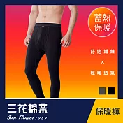 【SunFlower三花】三花急暖輕著機能保暖褲.發熱褲.機能褲M黑
