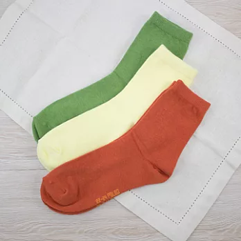 【PULO】素色短襪組合包C-3雙入組合包C
