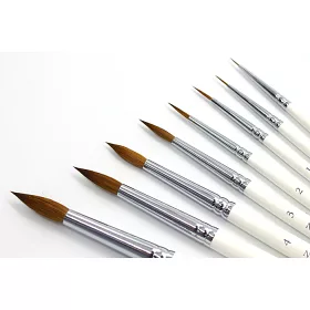 博客來 俄羅斯3k Nevskaya Palitra Kolinsky 純貂毛水彩筆短桿 5號 博客來 俄羅斯3k Nevskaya Palitra Kolinsky 純貂毛水彩筆短桿 5號